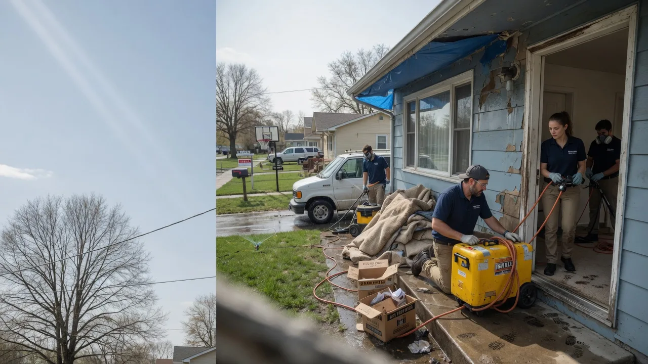 Basement Flood Cleanup in Burton, WV near me